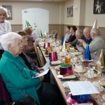 Members enjoying lunch